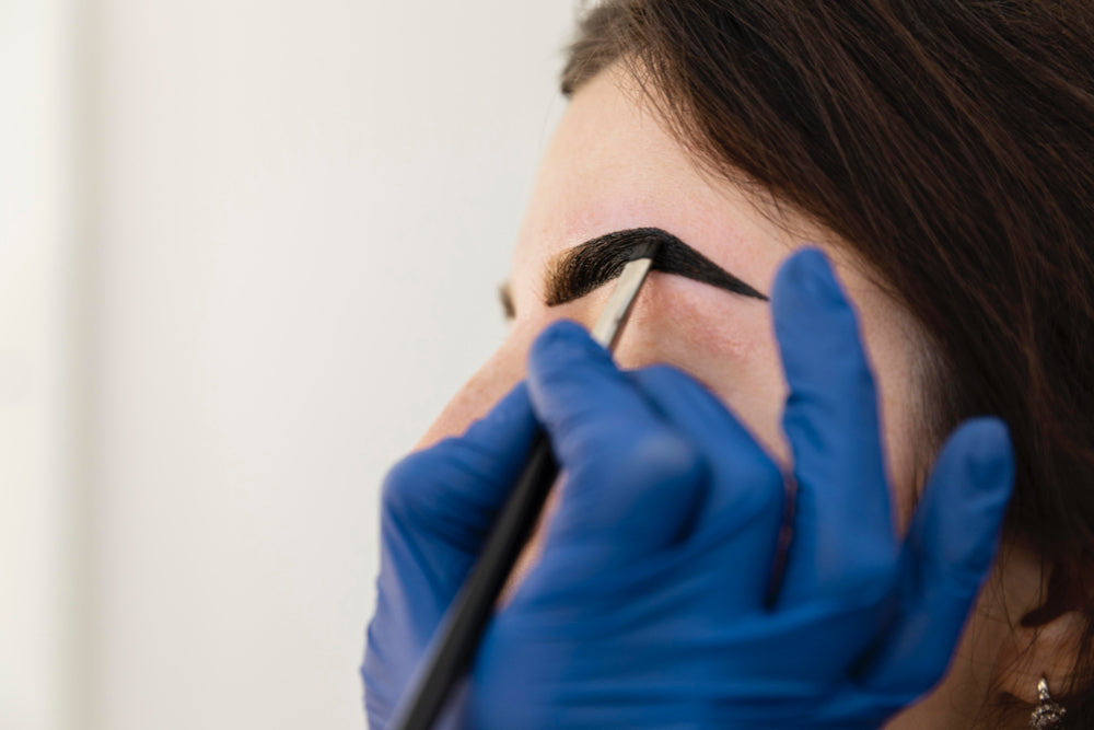 Brow tinting