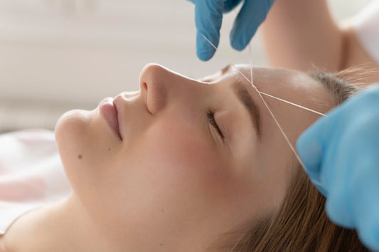 Forehead threading